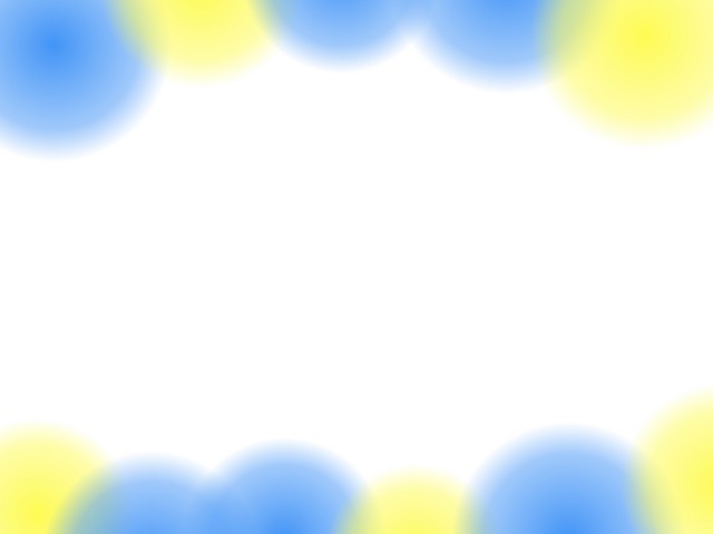 黄色と水色の混合グラデーションデザイナースクエア背景Premium写真