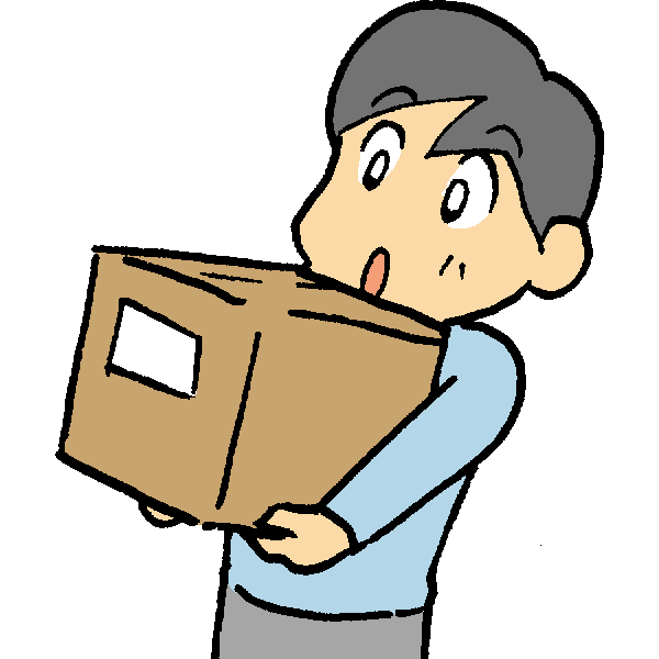 冷蔵庫を運ぶ、引越し業者の無料イラストイラストセンタ