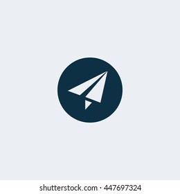 飛んでいる紙飛行機のアイコンイラスト - No: 22158511無料イラスト・フリー素材なら「イラストAC」