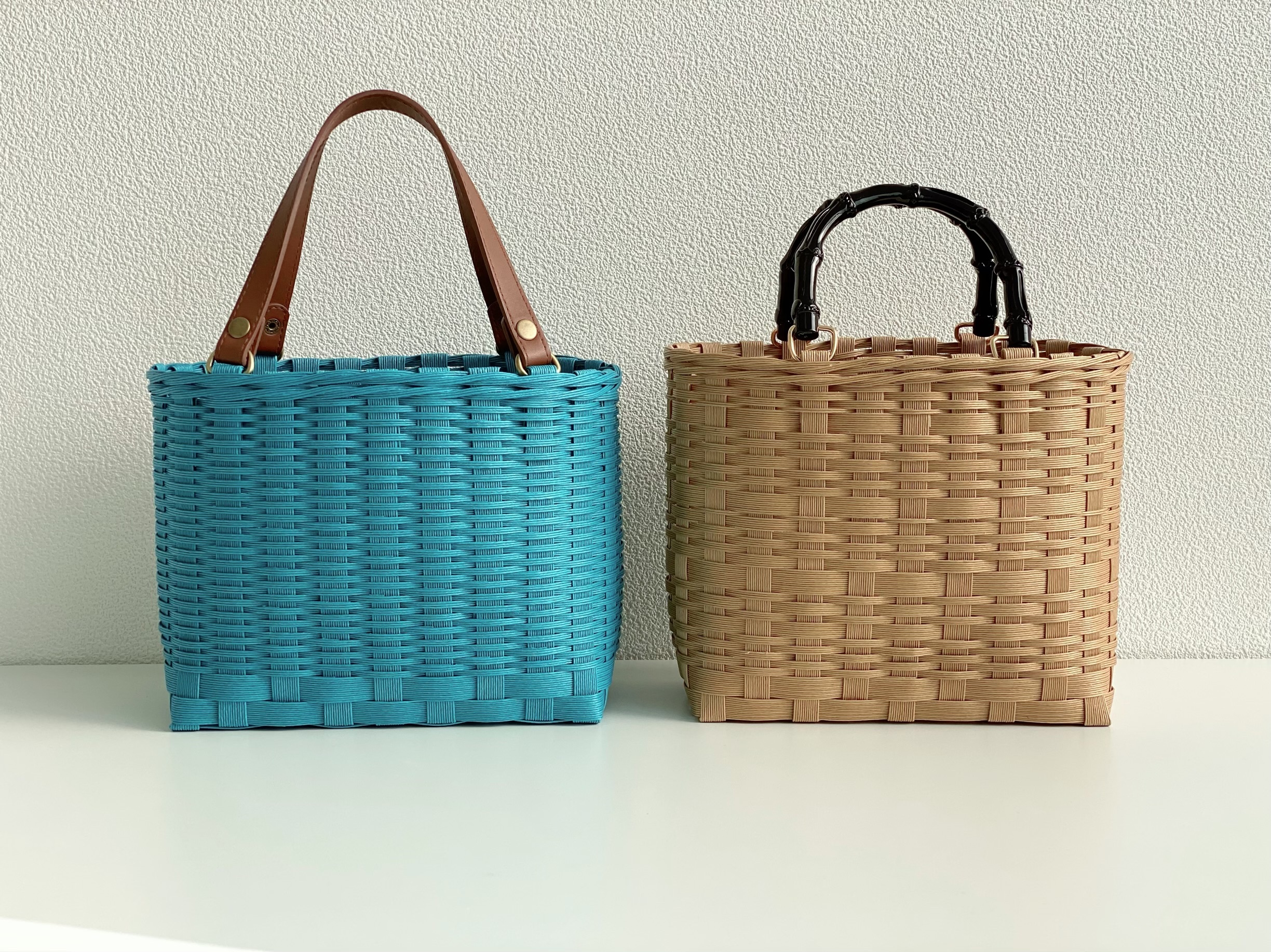 紙ひもで作るかごバッグ 楽しいエコラタン - 紙バンド・クラフトバンド通販店紙バンドショップちゃこ