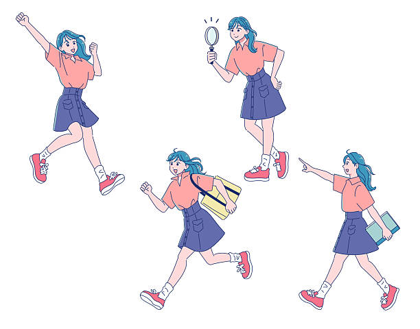 8,600点を超える女子大学生のイラスト素材、ロイヤリティフリーのベクター素材グラフィックスとクリップアート - iStock女子大学生 日本,女子学生, 大学生 日本人