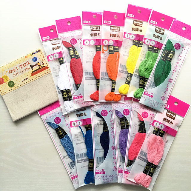 再掲 簡単すぎる100均アイテムを使った刺繍糸収納今日ものんびりビーズ刺繍