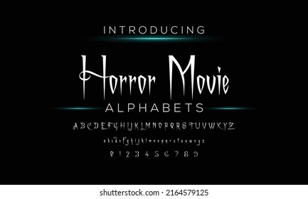 血の滴るような雰囲気のホラーな英語フリーフォント