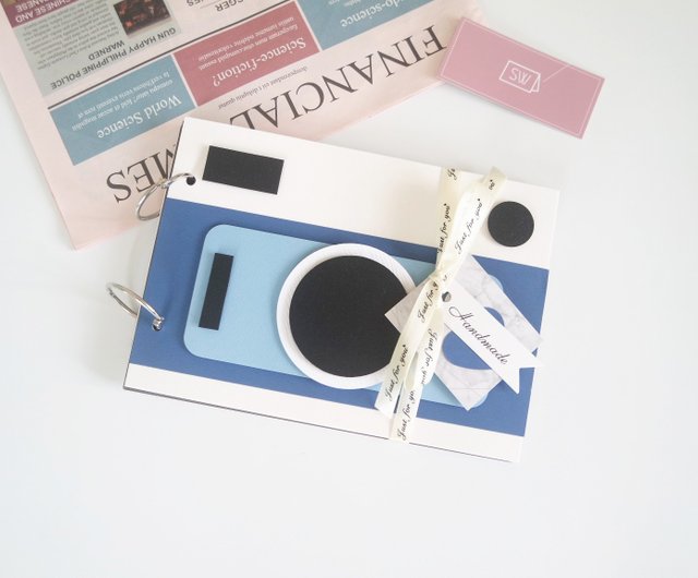 手作りアルバム仕掛け•パーツ カメラセット オレンジ