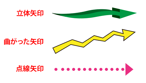 フリーで使える色々なイラストの矢印30 – パソコン生活サポート Pasonal