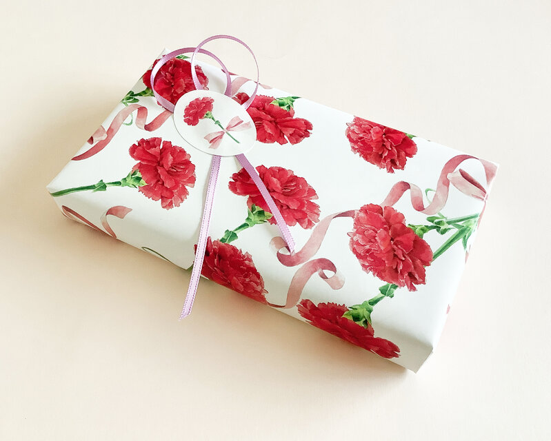 デザインペーパー ラッピングペーパー チョコレートスイーツMiri Poupee