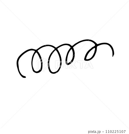 くるくる線イラスト無料イラスト・フリー素材なら「イラストAC」