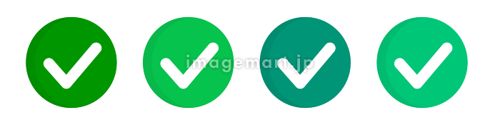 白い背景の上の緑のチェック マークのアイコン緑のチェック マークの記号フラット スタイルチェック マークとクロスのシンボル - アイコンのベクターアート素材や画像を多数ご用意- iStock