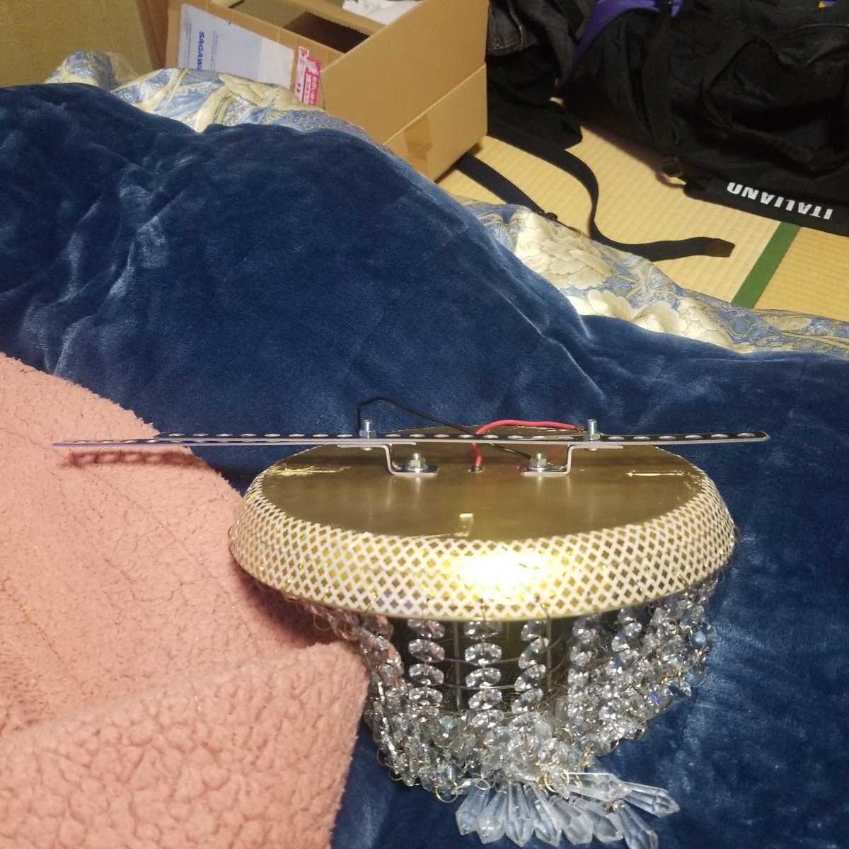 自作シャンデリアリンゴ ジャンク Yahoo!オークション - 1円~ デコトラ 自作リンゴ型シャンデリア