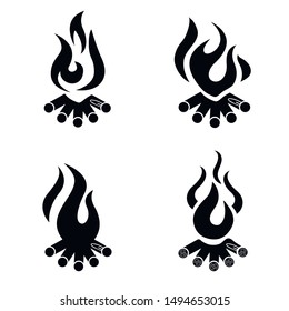 ロゴ販売サンプルです。火・輪・焚き火・ロゴ・マークデザイン1058をイメージしたロゴデザインです