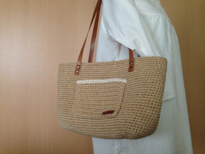 かぎ針編み「透かし編みのショルダーバッグ」編み図と編み方かぎ針編み 無料編み図 ハンドメイドレシピ集TORUYURI トルユリ