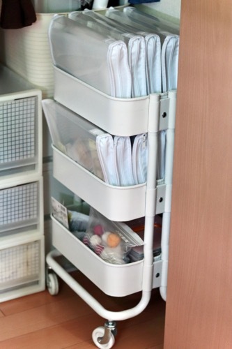 IKEAワゴンの最適な仕切りボックスを発見