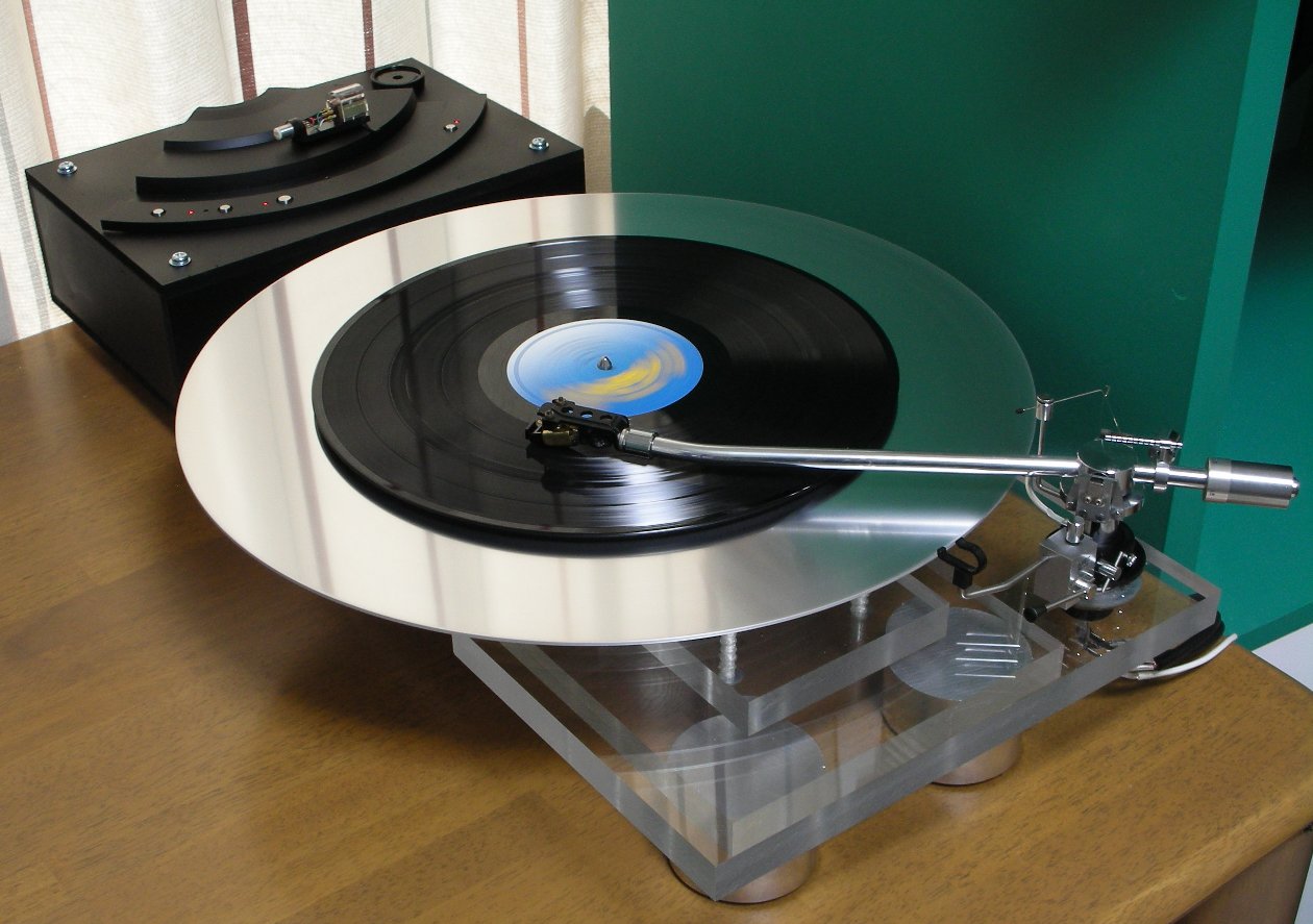 吸着ターンテーブル用マットを仮自作MacBSの日常生活的日記