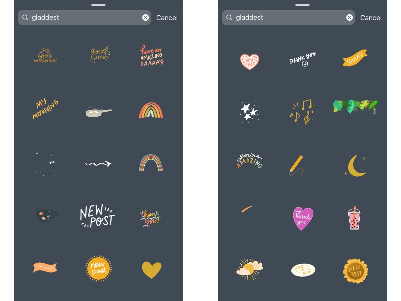 インスタスタンプの使い方やかわいいGIFスタンプを紹介 - Shopify 日本