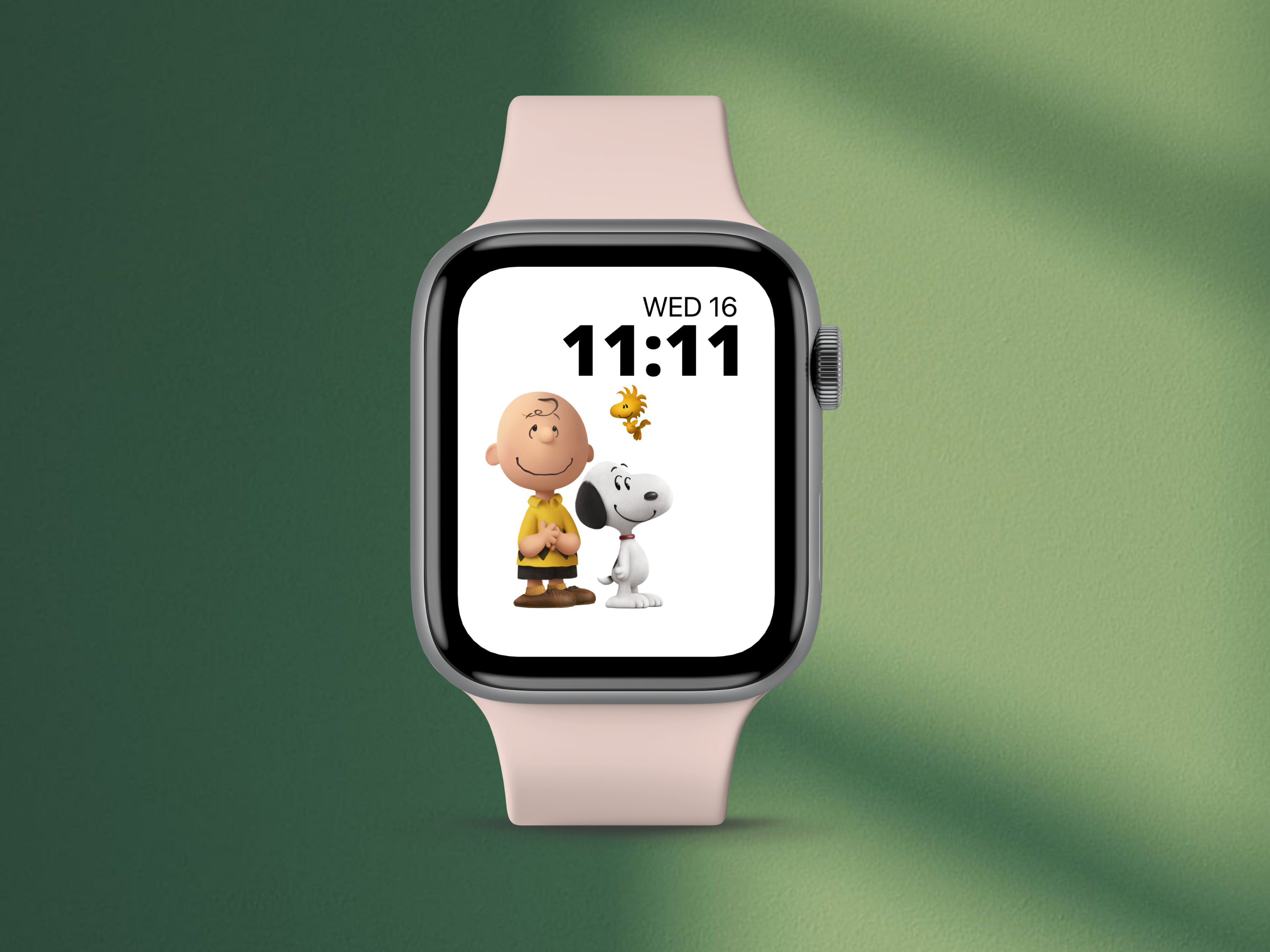 図解 Apple Watch 待ち受け画面をスヌーピーに変更する方法を紹介します。こぶたのピグちゃん