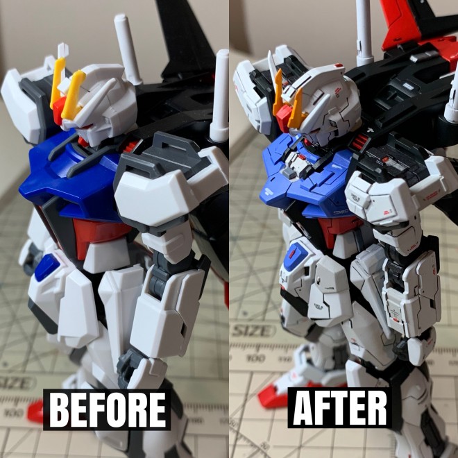 ガンプラ プラ板を使ったディテールアップ② 前編・段落ちに彫る 自己流 初心者向け howtoガンプラgunplaディテールアップ -YouTube