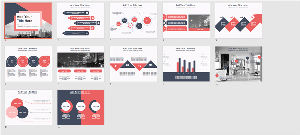 おしゃれなデザインの表をパワーポイントで作る方法