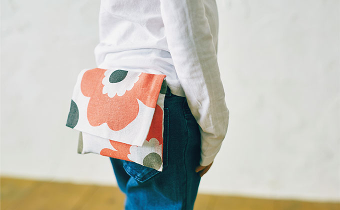 手ぬぐいで作りポシェットの作り方公開中 - 主婦のミシン