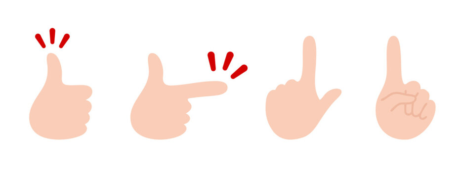 バーン 指イラスト無料イラスト・フリー素材なら「イラストAC」