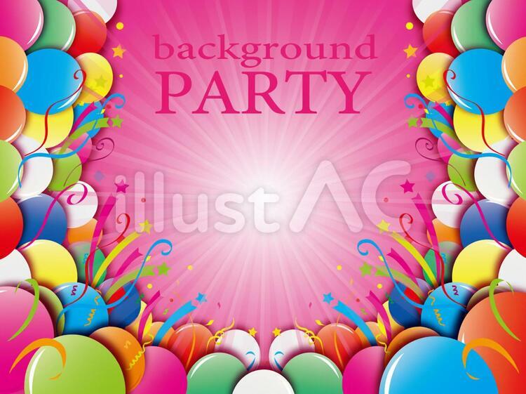 パーティーな背景素材 6種OKUMONO