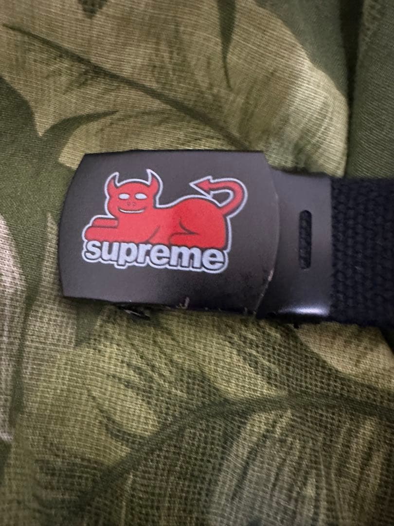 Supreme 赤い悪魔 ロゴ ベルト Supreme 赤い悪魔 ロゴ ベルト 新品 SUPREME シュプリーム