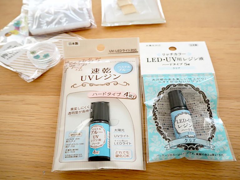 セリア お守りシェイカー2種の作り方ダイジェスト UV-レジン制作