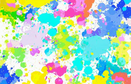 フリーイラストカラフルな星の背景パブリックドメインQ：著作権フリー画像素材集