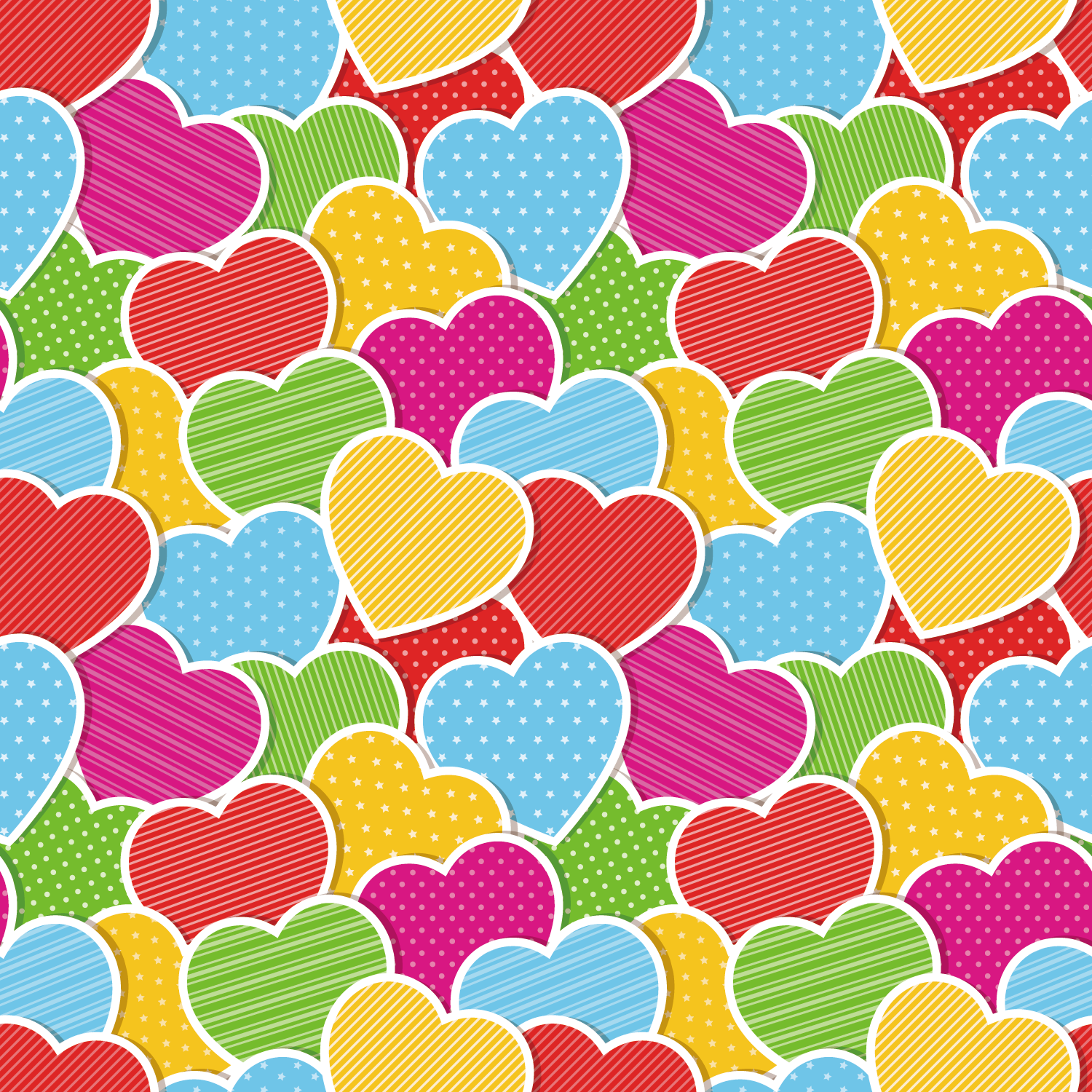 チェック柄壁紙カラフル背景素材イラスト：イラスト無料