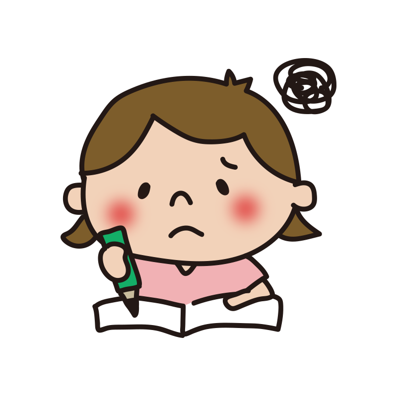 わからない – フリーイラスト素材集 KuKuKeKe