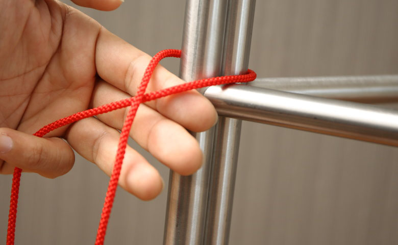 ロープノット 額入り ロープワーク 結び方 船乗り 航海 セイリング マリングッズ 定番船具モチーフ マリン