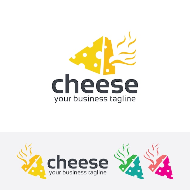 チーズのロゴPremiumベクトル素材