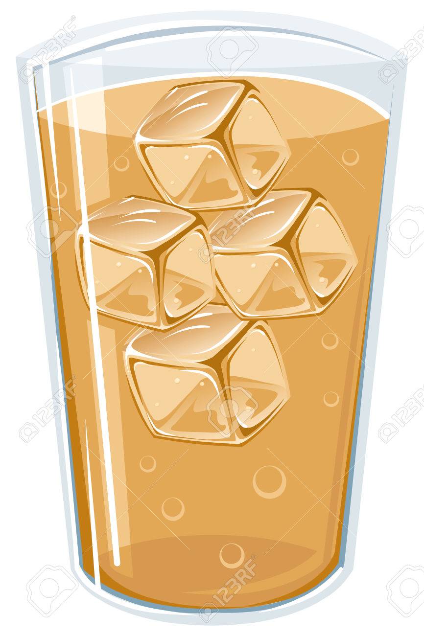 コップ一杯の水。さわやかな飲み物。落書きの輪郭漫画。トレンディなモダンなイラスト。青い液体カップのイラスト素材・ベクター Image 192225821