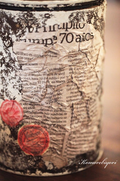 リメイク缶の作り方 ３ - 猫とさんぽ