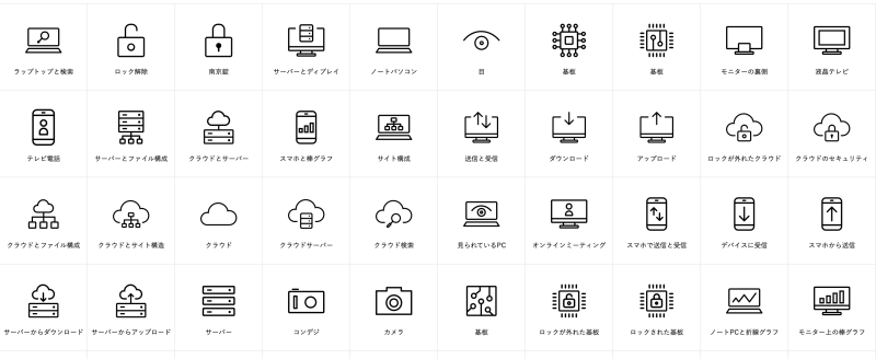 シンプルでかっこいい車のイラストアイコンセット白黒 イラスト素材7055525- フォトライブラリ