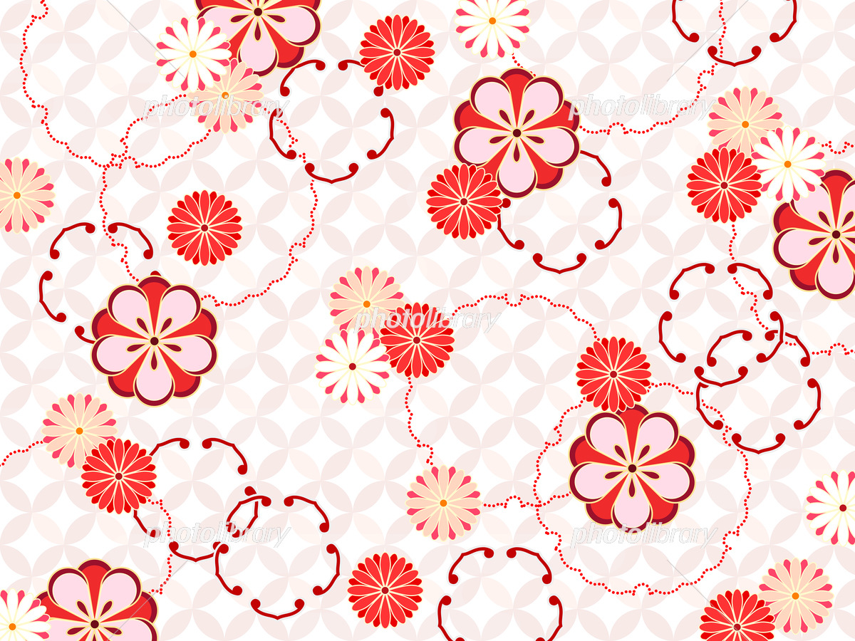 和モダンな背景イラスト