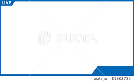 スプラッシュインク風フレーム16：9枠 サムネイルやアイキャッチ用・フリー素材・商用利用