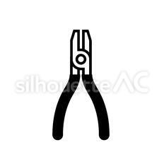 工具・電工ペンチのイラストイラスト無料・かわいいテンプレート