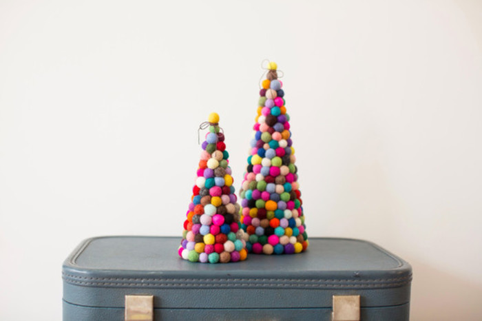 羊毛フェルトをふりふり！三食団子キーホルダーを作る！croccha