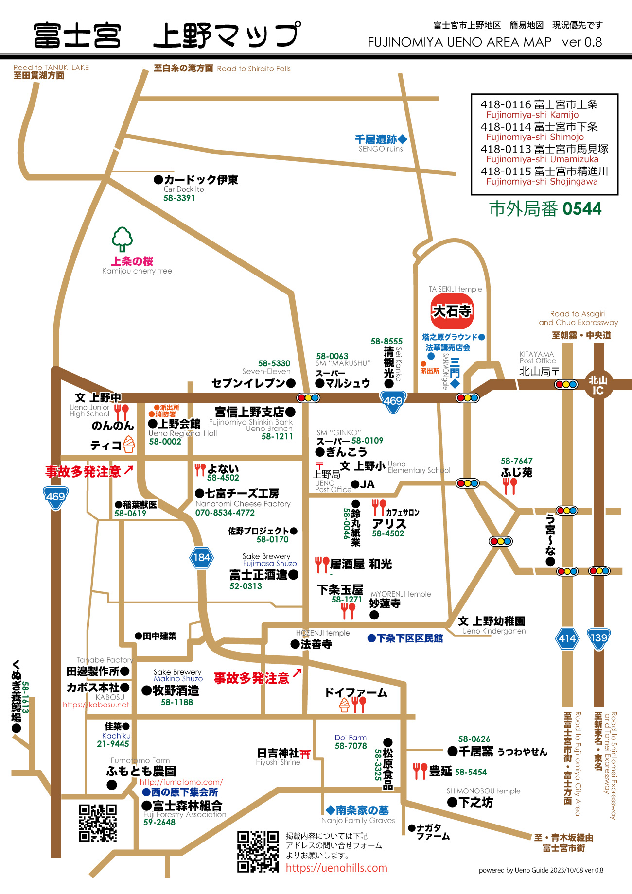 上野御成街道地図 現在の地図 江戸時代の地図