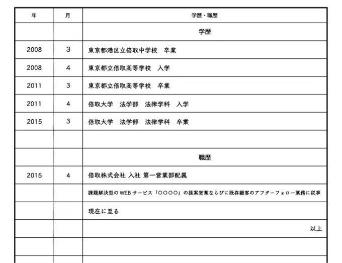 すぐわかる！】『らくらく履歴書 -就活・転職・アルバイトに|職務経歴書も対応』 -