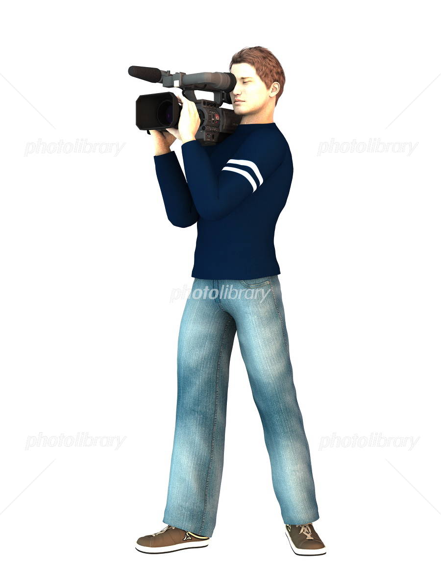 テレビカメラマンイラスト無料イラスト・フリー素材なら「イラストAC」