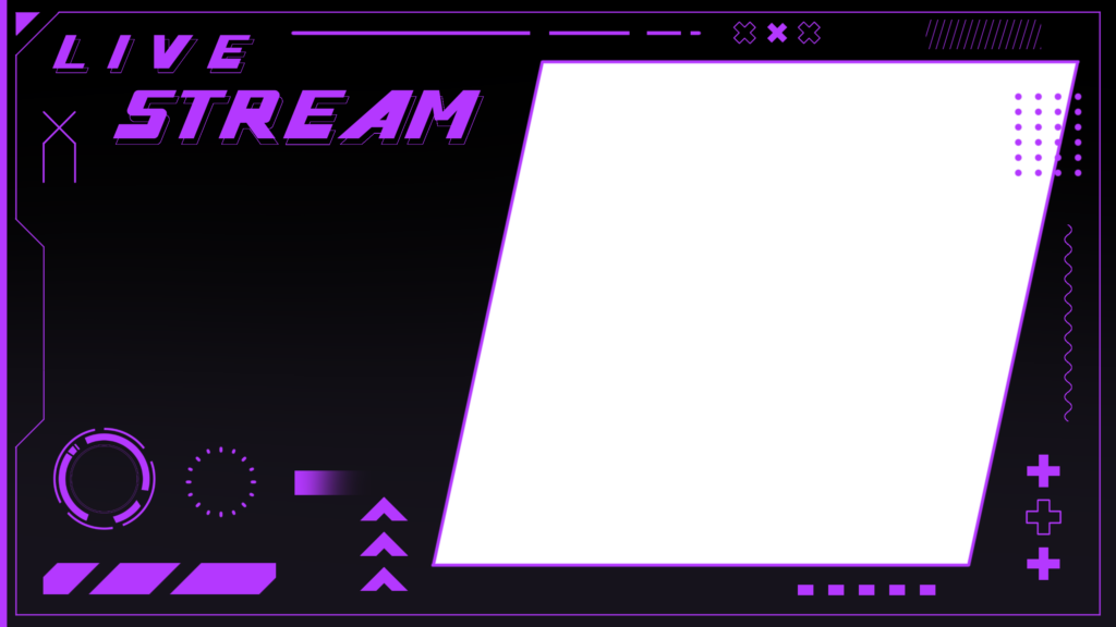 ネオン風フレーム背景 8種OKUMONO