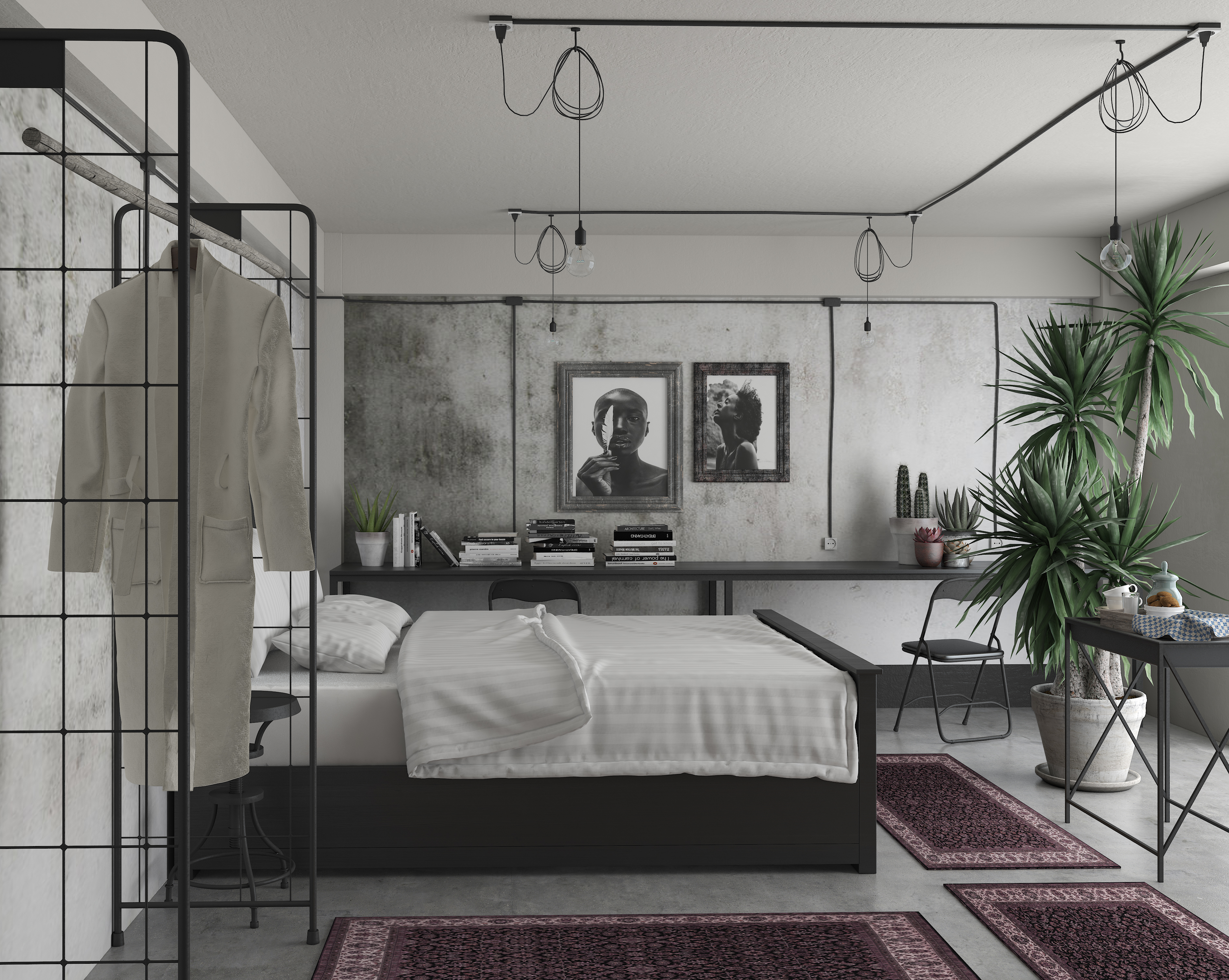 あしげの手描きスケッチパース016 図面を見ながら1点透視図を描きましょう Draw a one-point perspective whilelooking at the drawing