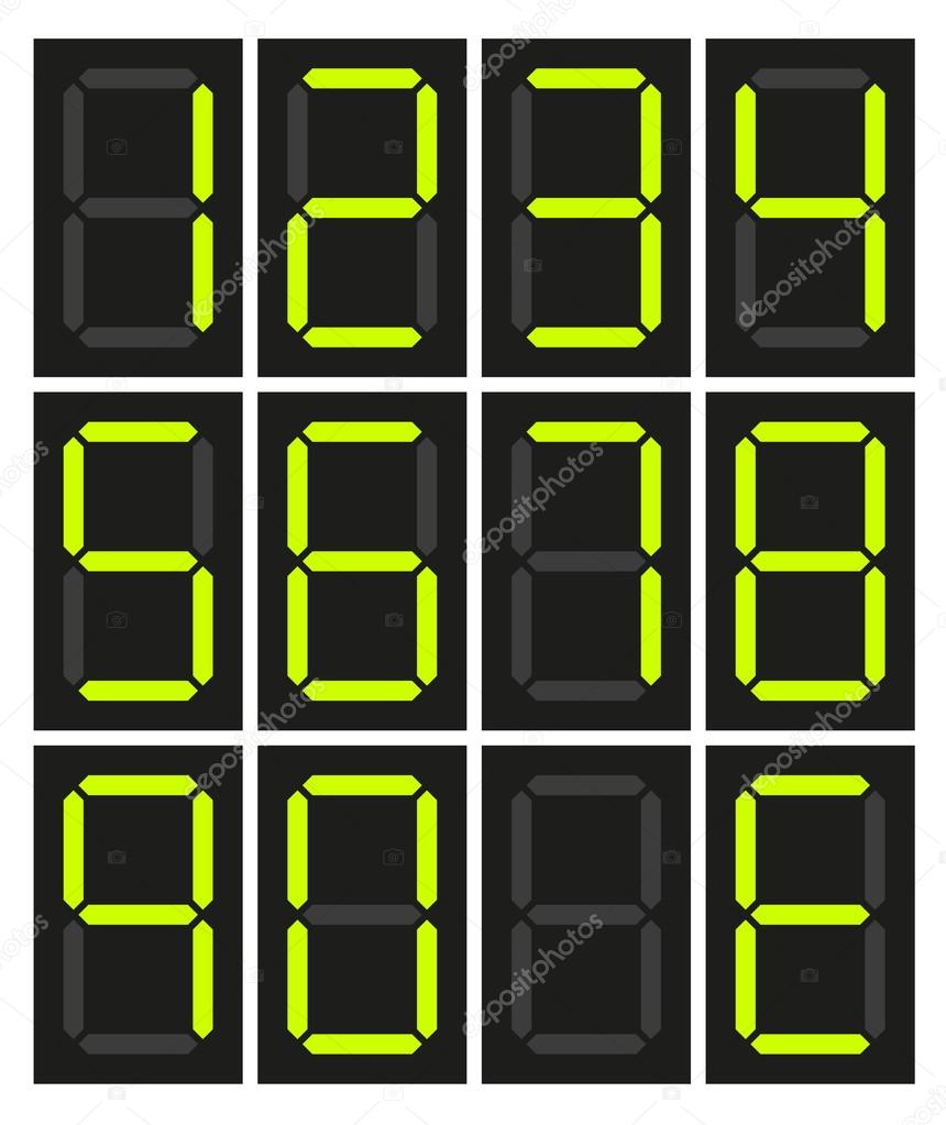 25,625 デジタル 数字 High Res Illustrations - Getty Images