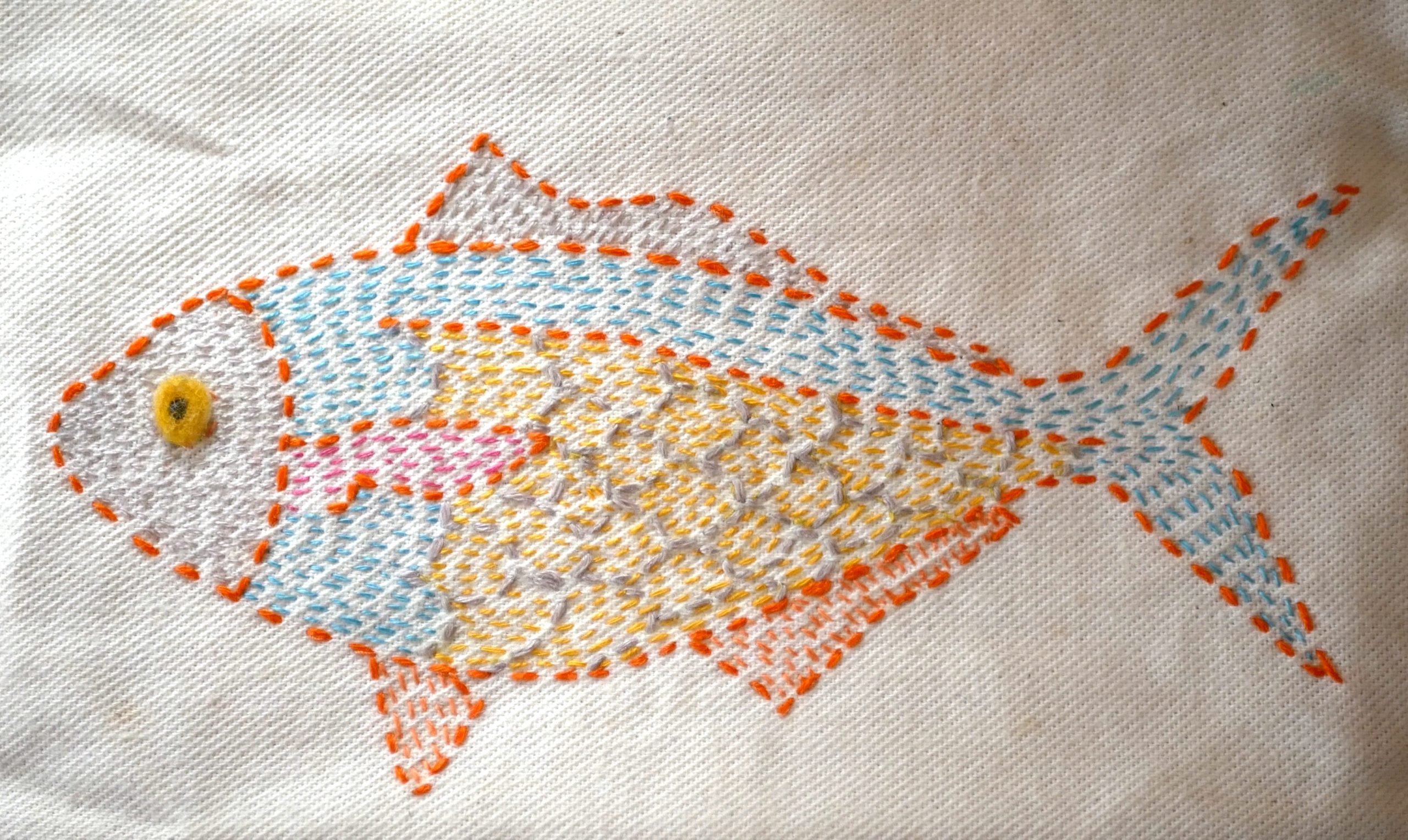 並縫い 右利き武庫川女子大学家庭科教材