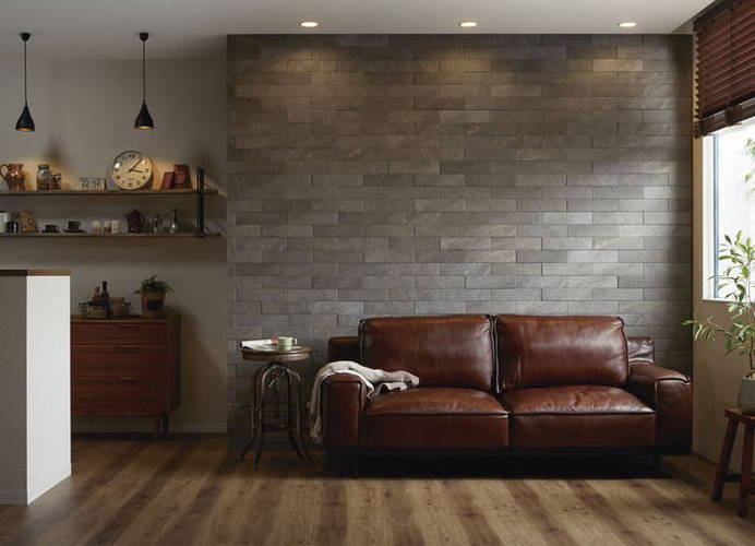 LIXILエコカラットプラス ラフクォーツ ライトグレー LIXILエコカラット施工事例・洗面