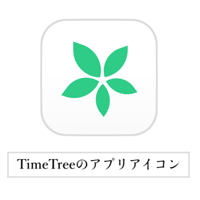 iOSスタイルの タイムツリーカレンダー アイコン