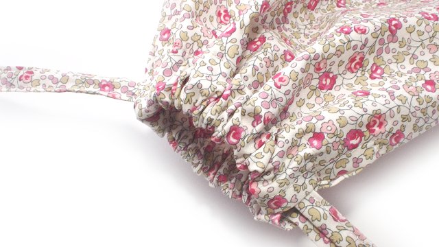 ツインラインフリル巾着の作り方: うろこのあれこれハンドメイド