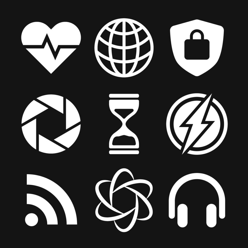 PhotoshopやIllustratorで編集しやすい、無料アイコン素材40個まとめ 2017年5月度PhotoshopVIP