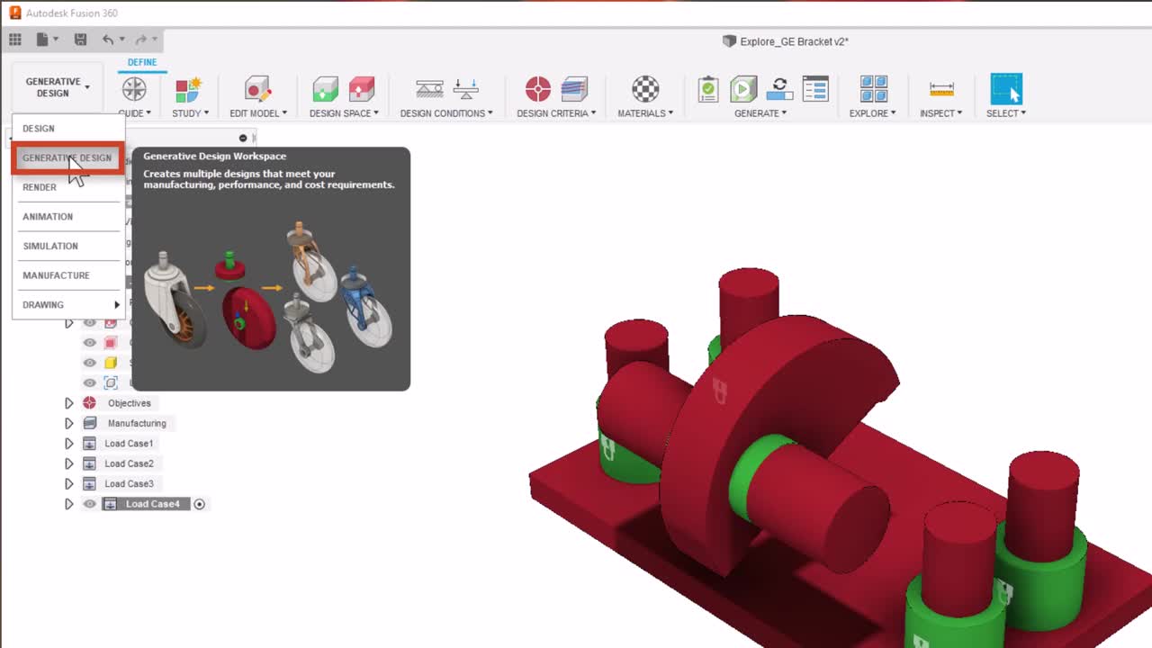 初心者でもめっちゃカッコいいデザインができるツールを使ってみた Generative Design Fusion 360 goriyan